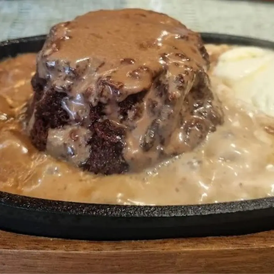 Chocolate Brownie Sizzler at InDish, Exeter